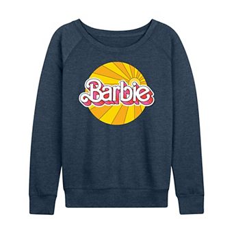 Women's Barbie® Sunburst Logo French Terry Long Sleeve Tee
