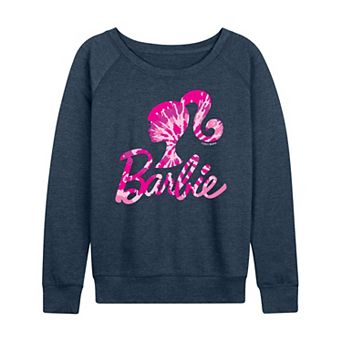 Women's Barbie® Logo French Terry Long Sleeve Tee
