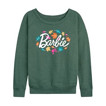 Women's Barbie® Leaf Logo French Terry Long Sleeve Tee