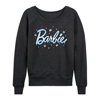 Women's Barbie® Icy Logo French Terry Long Sleeve Tee