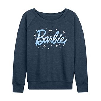 Women's Barbie® Icy Logo French Terry Long Sleeve Tee