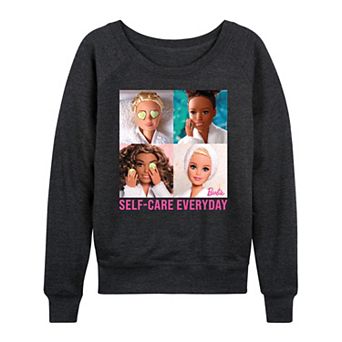Women's Barbie® Self Care Everyday French Terry Long Sleeve Tee