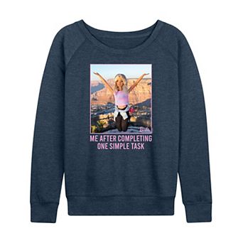 Women's Barbie® One Simple Task French Terry Long Sleeve Tee