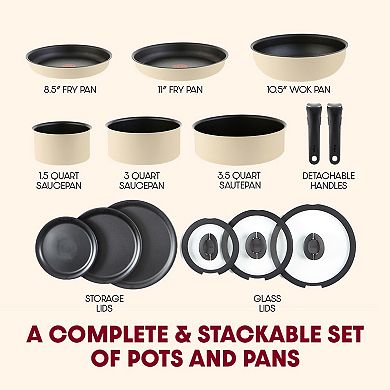 T-Fal Ingenio Expertise Platinum 14-pc. Non-Stick Cookware Set