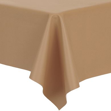 Rectangle Washable Water Resistance Tpu Table Cover 1 Pc, 55" X 71"