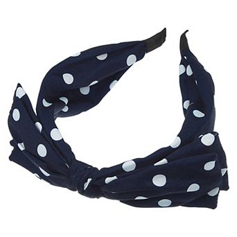 Polka Dots Wide Bow Headbands Fashion with Bow Knotted for Girl Women
