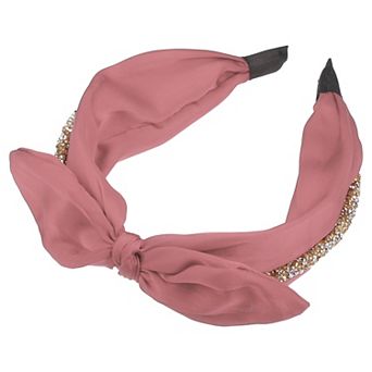 Bunny Ears Wide Bow Headbands Fashion with Bow Knotted for Girl Women