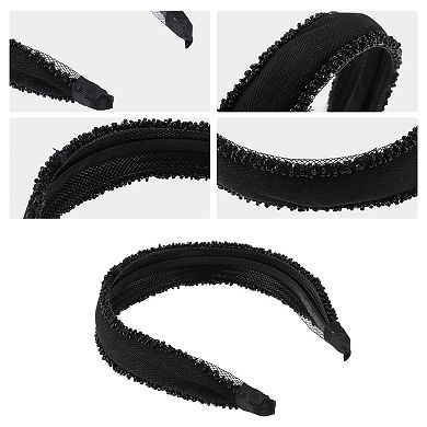 1 Pc Beaded Headbands Hairband for Women 1.18 Inch Wide