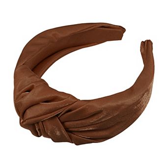 Shiny Knotted Wide Head Bands Women Hairband Hair Hoop Accessories