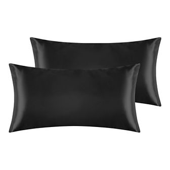 Satin Hair and Skin Breathable Envelope Closure Pillowcase 2 pc 20" x 36"