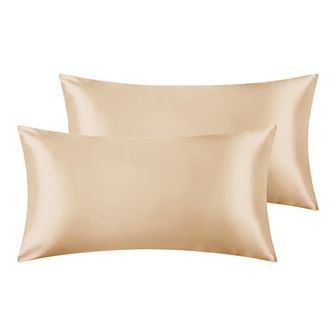 Satin Hair and Skin Breathable Envelope Closure Pillowcase 2 pc 20" x 36"
