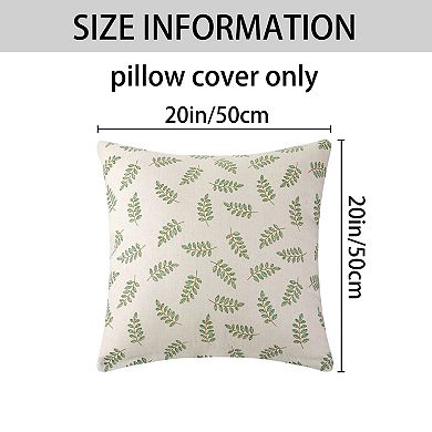 Printing Soft Throw Home Decor Living Room Bedroom Pillow Covers 2 Pcs 20" X 20"