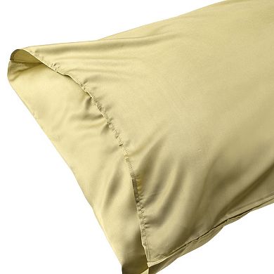 Satin Comfortable Hair and Skin Envelope Closure Standard Pillowcase 2 Pcs 20" x 26"