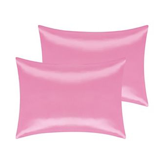 Satin Comfortable Hair and Skin Envelope Closure Standard Pillowcase 2 pc 20" x 26"