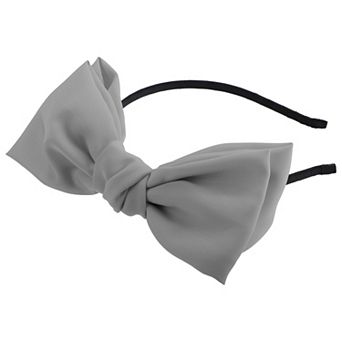 Satin Bow Knot Headband Fashion Hairband for Women 0.31 Inch Wide