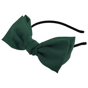 Satin Bow Knot Headband Fashion Hairband for Women 0.31 Inch Wide