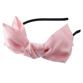 Satin Bow Knot Headband Fashion Hairband for Women 0.31 Inch Wide