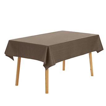 Rectangle Wrinkle-resistant Washable Polyester Linen Table Cover, 47" X 63"
