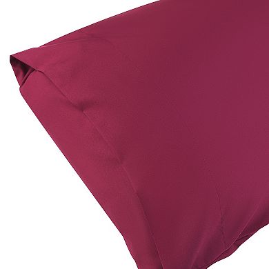 Solid Color Envelope Closure for Easy Care Wrinkle Pillowcase 2 Pcs 20" x 40"