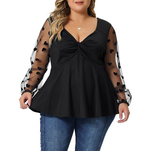 Kohls womens clearance plus size tops