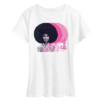 Women's Barbie® Black And Pink Graphic Tee