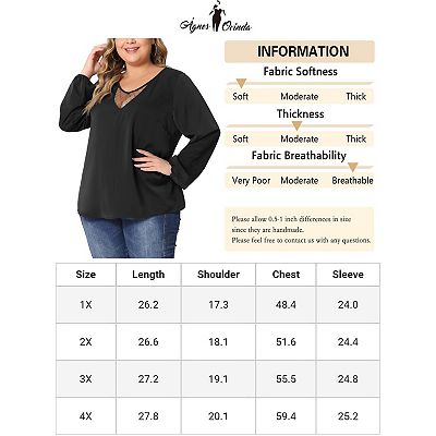 Lace-Paneled V-Neck Long-Sleeved Chiffon Shirt