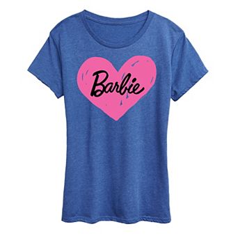 Women's Barbie® Hand Painted Heart Logo Graphic Tee