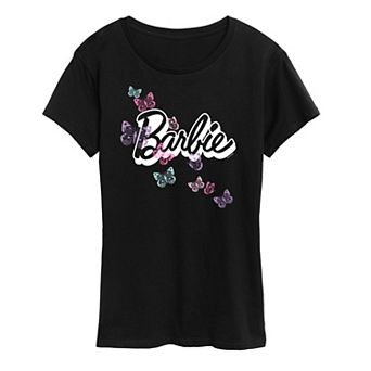 Women's Barbie® Butterfly Logo Graphic Tee