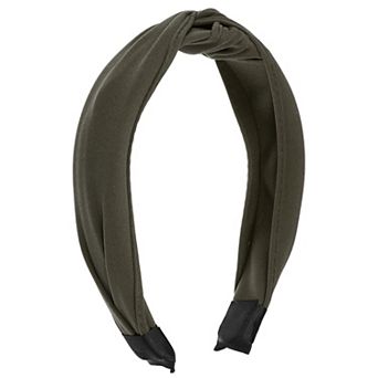 Satin Knotted Headband Hairband for Women 1.2 Inch Wide