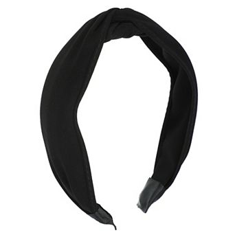 Satin Knotted Headband Hairband for Women 1.2 Inch Wide