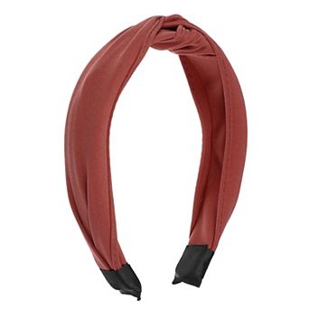 Satin Knotted Headband Hairband for Women 1.2 Inch Wide