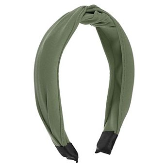 Satin Knotted Headband Hairband for Women 1.2 Inch Wide