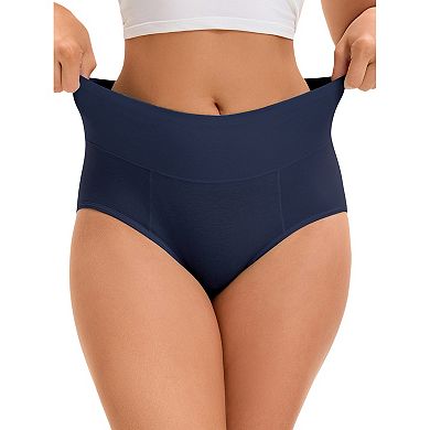 Women's Cotton High Waist Tummy Control Underwear