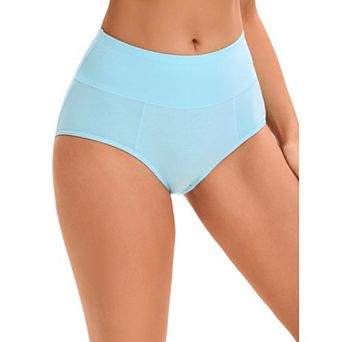 Women's Cotton High Waist Tummy Control Underwear