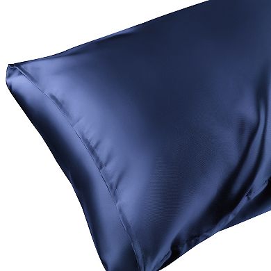 Satin Hair and Skin Breathable Envelope Closure Pillowcase 2 Pcs 20" x 40"