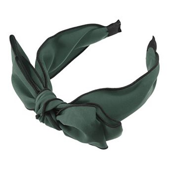 Double Layered Bow Knot Headband Hairband for Women 2.6 Inch Wide