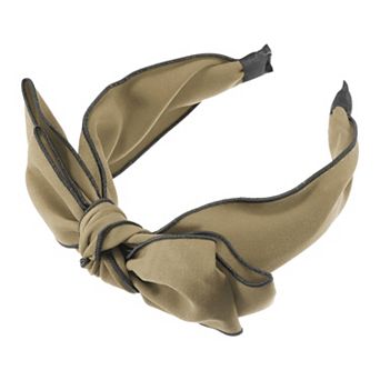 Double Layered Bow Knot Headband Hairband for Women 2.6 Inch Wide