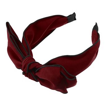 Double Layered Bow Knot Headband Hairband for Women 2.6 Inch Wide