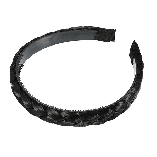 Headband Synthetic Hair Plaited Headband Braid Braided 0.59 Inch Wide