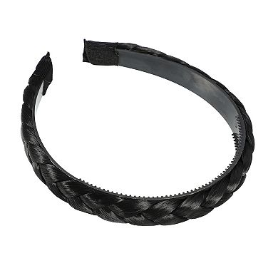 Headband Synthetic Hair Plaited Headband Braid Braided 0.59 Inch Wide