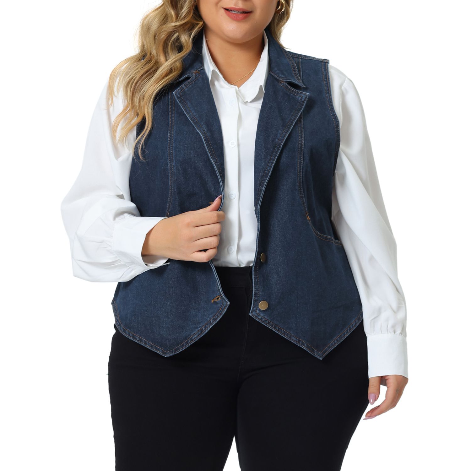 Kohls plus deals size vest