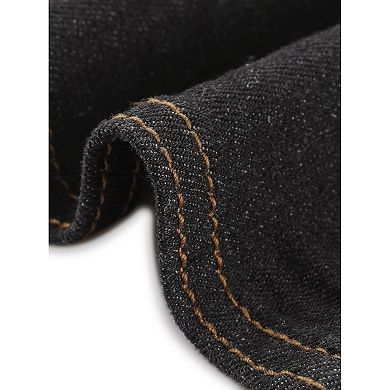 Plus Size Denim Vest for Women Sleeveless Lapel Casual Lightweight Buttons Jackets