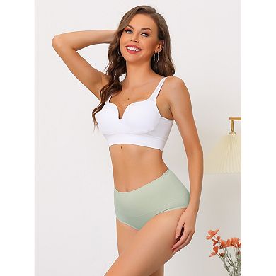 Underwear for Women High Waist Shaping Tummy Control Panties Breathable Brief