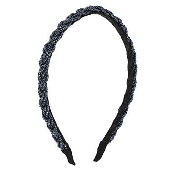 1 pc Beaded Hair Hoop Hairband for Women 0.43 Inch Wide