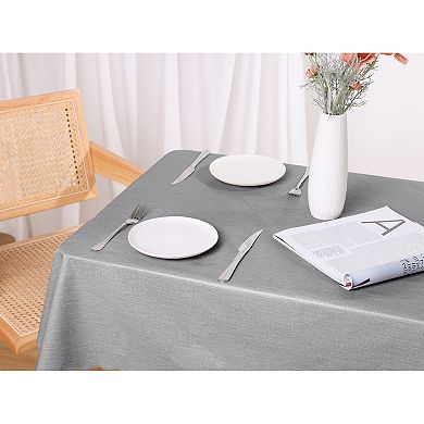 Rectangle Oil-Proof Spill-Proof Water Resistance Table Cover 1 Pc, 55" x 71"