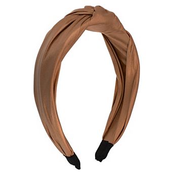 1 pc Faux Leather Knotted Headband Hairband for Women 1.57 Inch Wide