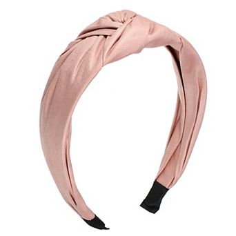 1 pc Faux Leather Knotted Headband Hairband for Women 1.57 Inch Wide