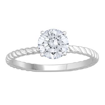 Galaxie Solaire 14k White Gold 1 Carat T.W. Lab-Grown Diamond Engagement Ring