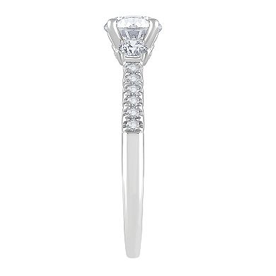 Galaxie Solaire 14k White Gold 1 1/2 Carat T.W. Lab-Grown Diamond Engagement Ring