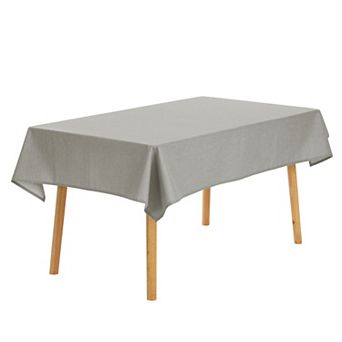 Rectangle Wrinkle-resistant Washable Polyester Linen Table Cover, 51" X 79"